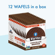 Rip Van Wafels Chocolate Brownie / 55.68 Ounce (Pack of 1) / 1 Waffles