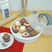 Southern Homewares Dessert Carrier Set, 3 Piece Plastic, Clear