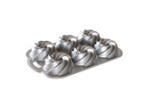 Nordic Ware Silver / 4 Cup (Single) / Bundtlette Cake Pan Bundt Pans