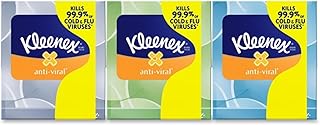 Kleenex Boutique Anti-Viral Facial Tissue, 3Ply, Pop-Up Box