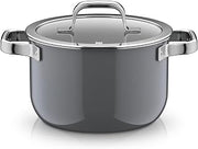 WMF Fusiontec Mineral Pro 0518785290 Cooking Pot with Lid, 20 cm, Scratch-Resistant Material, Induction Pot, Suitable for All Types of Cookers, Made in Germany, Platinum,