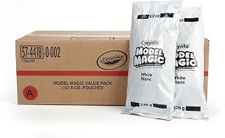 Crayola Model Magic Modeling Compound, 8 oz, White, 6 lbs.