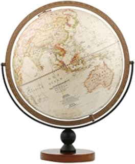 Practical Globe 720° Rotating Globe Antique World Globes Desktop Politics Geographic Globes for Students School Learning Globes Educational Tools