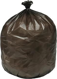 AbilityOne NSN1839769 - Maximum Performance Can Liners - Extra Heavy Duty - 33" x 39" - Brown