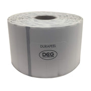 National Checking Blank DuraPeel Removable Label by NCCO – 2 x 2 inch, Synthetic, White, Pack of 4, Model DCG-DP22-4