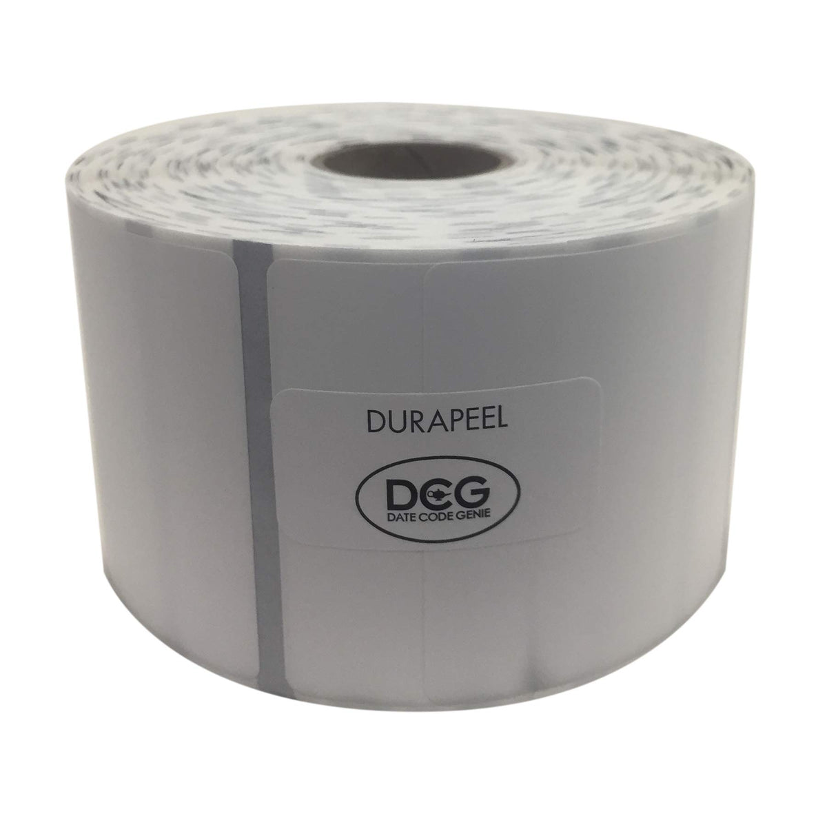 National Checking Blank DuraPeel Removable Label by NCCO – 2 x 2 inch, Synthetic, White, Pack of 4, Model DCG-DP22-4