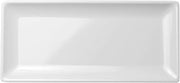 Elite Global Solutions D126RC-W Rectangular Plate, 12" x 5 1/2" x 3/4" h., Melamine, White (Pack of 6)