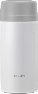 ZWILLING Thermo 14.2-oz Tea & Fruit Infuser Bottle, 420ml, Silver-White