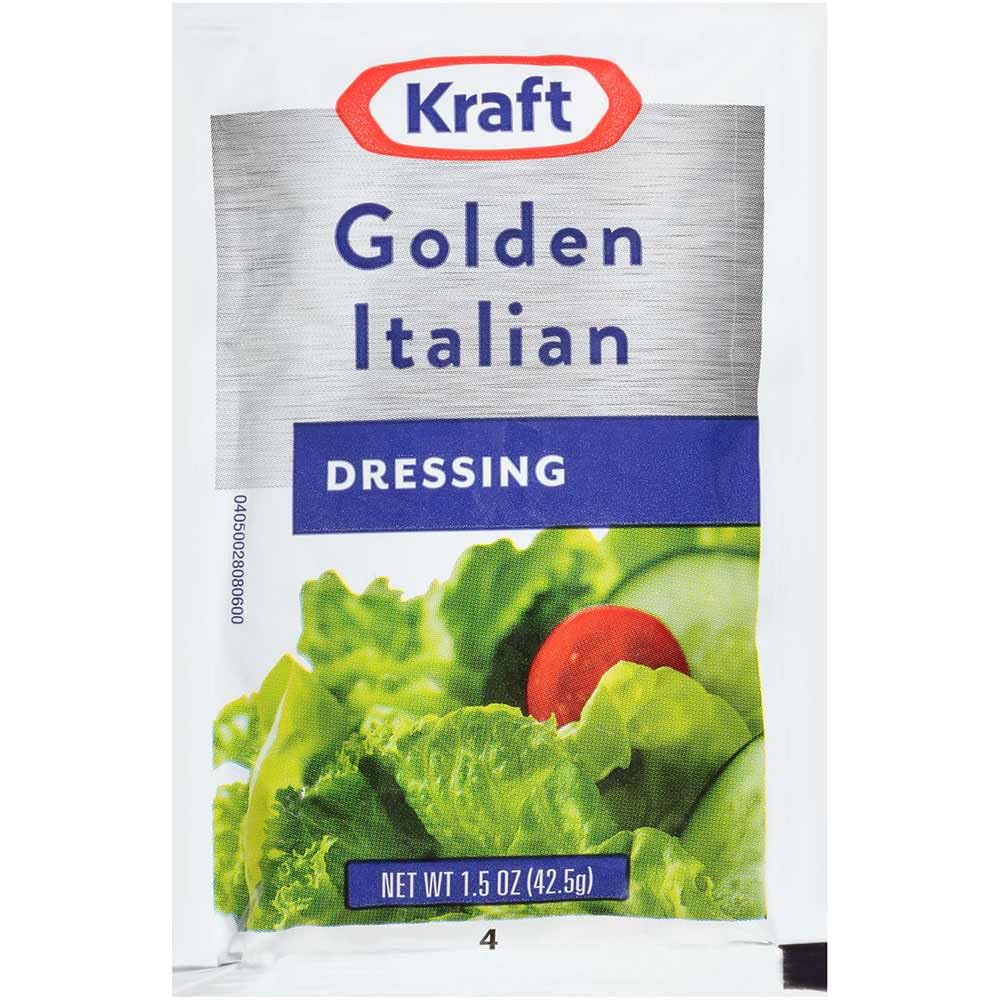 Dressing Golden Italian 60 Count 1.5 Ounce by Kraft – 7.75 x 11.75 x 5.62 inches, Pack of 60