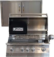 Lion Premium Grills L75000 - 32" Natural Gas Grill with Made in USA 30" Double Door Package Deal