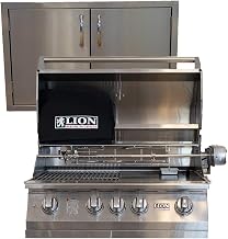 Lion Premium Grills L75000 - 32" Natural Gas Grill with Made in USA 30" Double Door Package Deal
