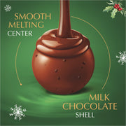LINDOR Peppermint Cookie Milk Chocolate Candy Truffles by Lindt – 8.5 Ounce (Pack of 1), white