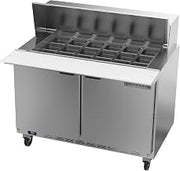 Beverage Air Commercial Kitchen SPE48HC-18M Refrigerated Counter, Mega Top Sandwich/Salad Unit