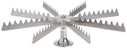 Winco 8" (Pack of 12) / Aluminum / 1 Cheese Markers