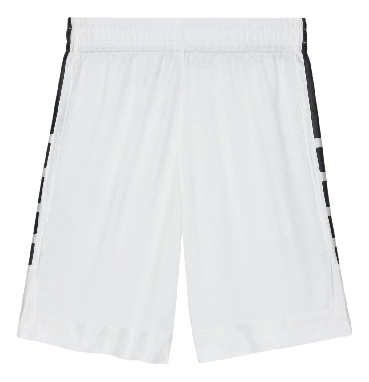 Boy's Elite Shorts White/Black by Nike – Medium, Polyester, White/Black