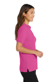 Women's Silk Touch Polo by Port Authority – Silk, Tropical Pink, Model SNM-400333