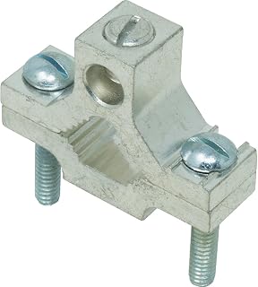 Southwire GCL1/0-14.12-1AD; 1PK Aluminum Grounding Clamp; 1/2"-1" Pipe Size; 14 SOL-#1/0 STR Wire Range; 1 Pack; Gray