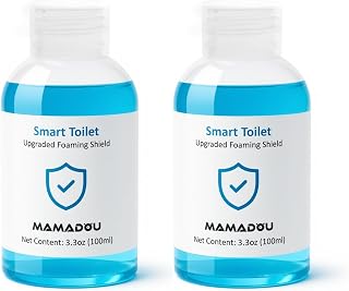 MAMADOU 100ml Foam Shield Smart Toilet Spray Splash Proof Odor Control Foaming Agent For Toilet Bowl Cleaning Fresh Comfortable Bathroom 2Pack