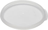 Cambro RFSC1PP190 Round Storage Container Lids, 1 Qt, 6 Pack