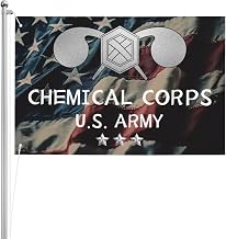 US Chemical Corps Double Sided 3 Ply 2x3 FT Flag Thick Polyester Indoor Outdoor2