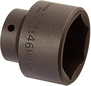 Stanley Proto J7446M 1/2" Drive Impact Socket, 46mm, 6 Point