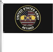Us Chemical Corps Retired 3x5 Ft Double Sided Flag 3 Ply Vivid Print Banner For Yard Garden Outdoor Decor