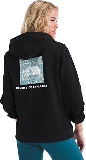 The North Face Women's Evolution Box Nse Fill Graphic Hoodie | 2 Piece Hood With Adjustable Drawcord
