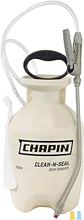 CHAPIN 25012 1-Gallon Clean 'N Seal Poly Deck Sprayer for Deck Cleaners and Transparent Stains and Sealers, 1-Gallon (1 Sprayer/Package)