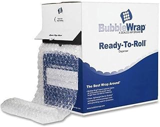 Sealed Air SEL100027743 24 in. x 175 ft. Multipurpose Bubble Wrap with Dispenser, Natural - 100 mil Thickness - Pack of 8
