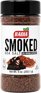 Badia Smoked Sea Salt, 9 oz - Rich Smoky Flavor for Grilling