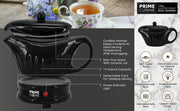 Prime Cuisine Electric Gravy Boat Warmer, 17 Ounces, Black
