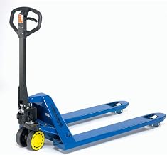 Global Industrial Ergo Manual Pallet Jack, 5500 lb. Capacity, 27" W x 48" L