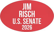 Jim Risch for Senate 2026 Car Magnet Bumper Elections Voting Race Vote Red