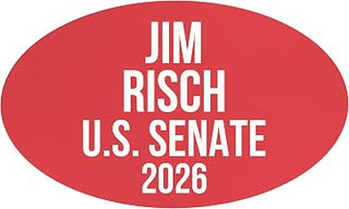 Jim Risch for Senate 2026 Car Magnet Bumper Elections Voting Race Vote Red