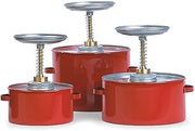 Eagle P-702 Steel Plunger Cans, 2-Quart Capacity, 8" Dia.X8-1/2"H