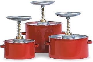 Eagle P-702 Steel Plunger Cans, 2-Quart Capacity, 8" Dia.X8-1/2"H