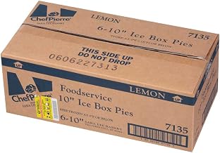 Sara Lee Chef Pierre Lemon Icebox Condensed Pie, 10 inch -- 6 per case.