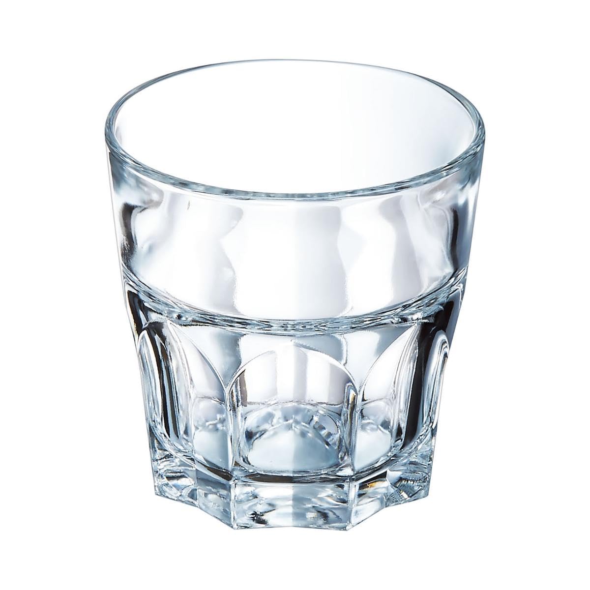 Granity FB16 Whisky Stackable 160ml by Arcoroc – 6 Count (Pack of 1), 160.0 milliliters, Glass, Transparent, Pack of 6