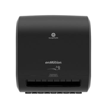 enMotion Georgia‑Pacific (by GP PRO) Impulse 8 in 1‑Roll Automated Touchless Paper Towel Dispenser, Black, 59498A