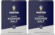 Morton Kosher Salt Coarse Cooking Salt (72 oz / 3 lb), 10-Pack