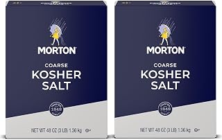 Morton Kosher Salt Coarse Cooking Salt (72 oz / 3 lb), 10-Pack