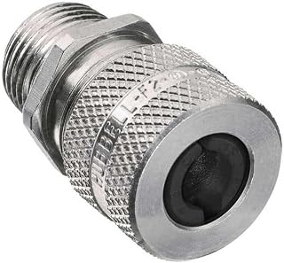 Hubbell SHC1016 Kellems Wire Management Cord Connectors, Straight Male, Aluminum, 1/2" Hub, 0.25-0.31" Diameter