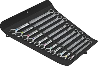 Wera 6007 Joker 11 Set 1 Ratcheting Combination Spanner Set, 11 Pieces