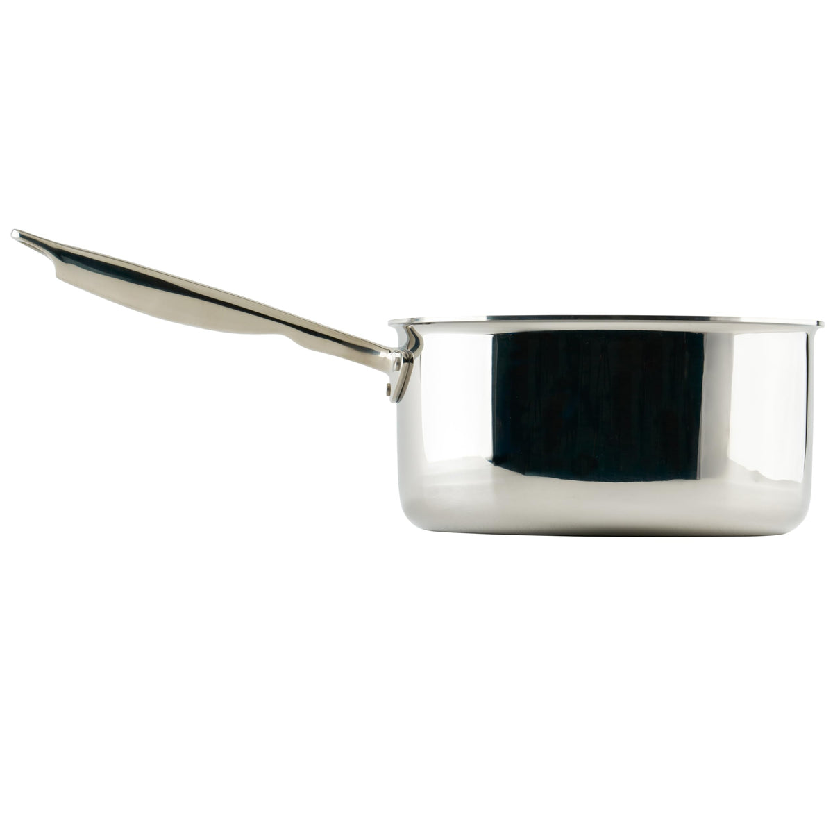 Tri-Ply Sauce Pan by Winco – 4.5 Quarts, Stainless Steel, Silver, Model TGAP-5