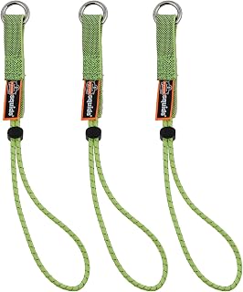 Ergodyne Squids 3703 Tool Tail Attachment with Loop End, Standard Length, 15 Pounds,Lime