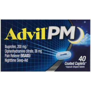 PM 200 mg Coated Caplets 40 ea (Pack of 2) by Advil – Pack of 2, Model PPAX1213435