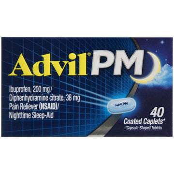 PM 200 mg Coated Caplets 40 ea (Pack of 2) by Advil – Pack of 2, Model PPAX1213435