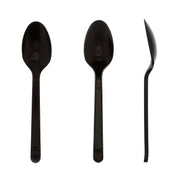 AmerCareRoyal Medium-Heavy Weight Unwrapped Disposable Polypropylene Plastic Teaspoons for Restaurants and Catering – Polypropylene, White, Pack of 1000, Model P2405B-C