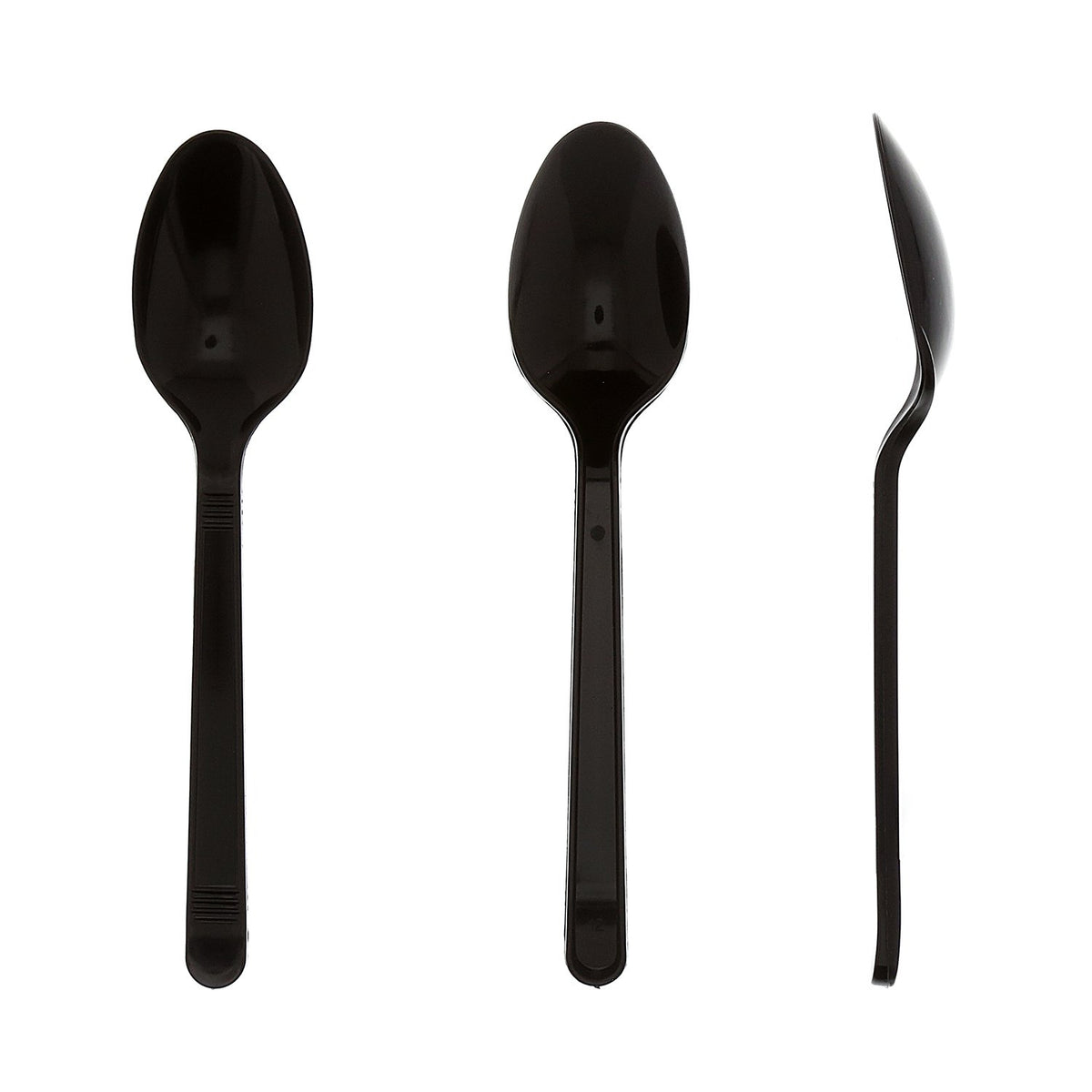 AmerCareRoyal Medium-Heavy Weight Unwrapped Disposable Polypropylene Plastic Teaspoons for Restaurants and Catering – Polypropylene, White, Pack of 1000, Model P2405B-C