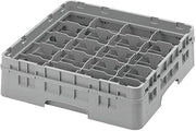 Cambro 16C414151 Camrack Soft Gray Full Size 16-Compt Cup Rack